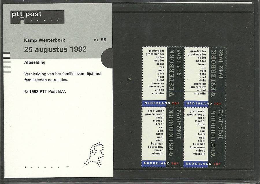 Znaczek Holandia 1992 Mi 1445 Czyste **