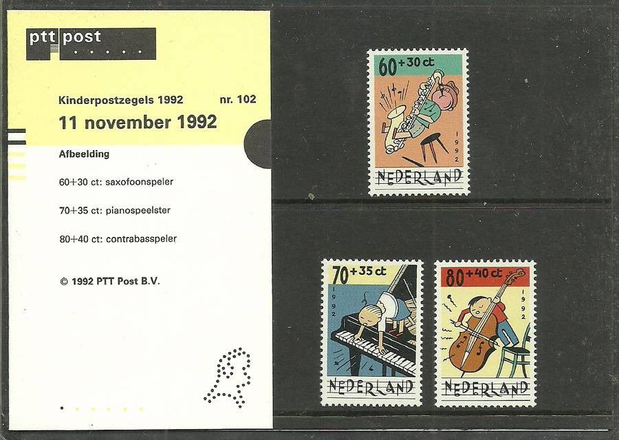 Znaczek Holandia 1992 Mi 1451-1453 Czyste **