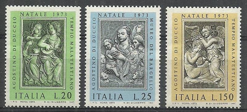Znaczek Włochy 1973 Mi 1427-1429 Czyste **