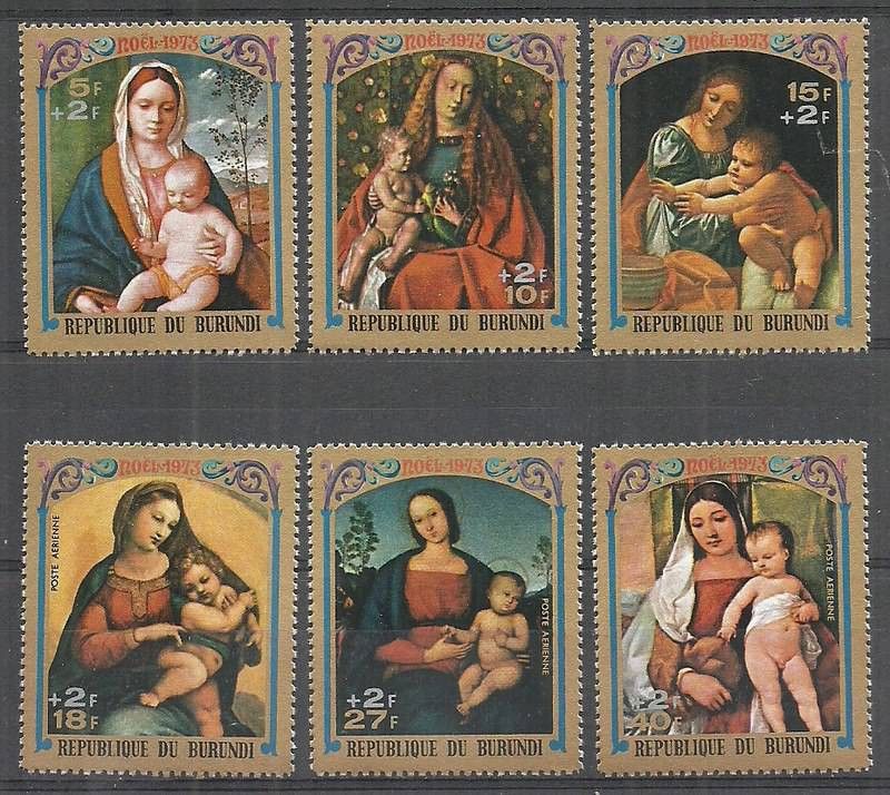 Znaczek Burundi 1973 Mi 1023-1028 Czyste **