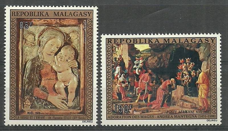 Znaczek Madagaskar 1972 Mi 667-668 Czyste **