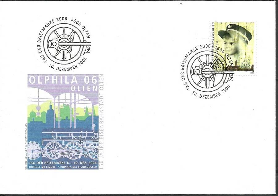 Znaczek Szwajcaria 2006 Mi 1990 FDC