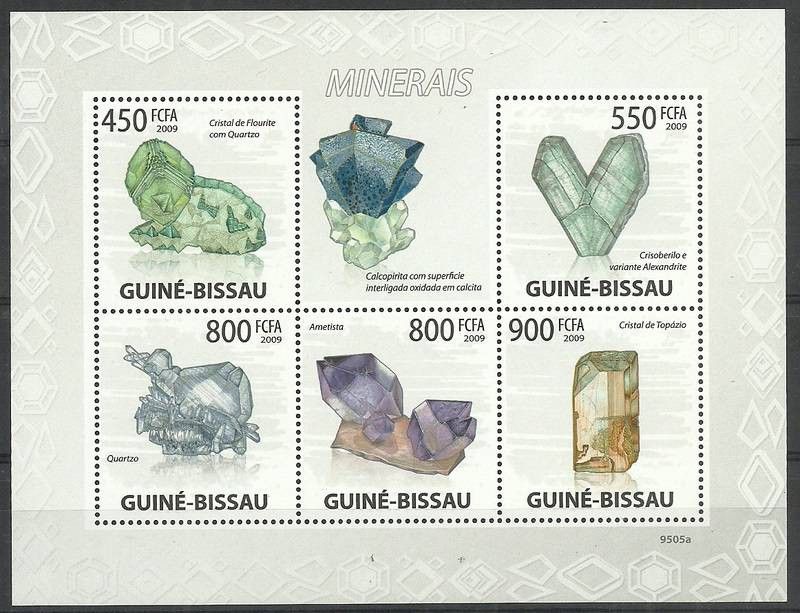 Znaczek Gwinea Bissau 2009 Mi ark 4396-4400 Czyste **