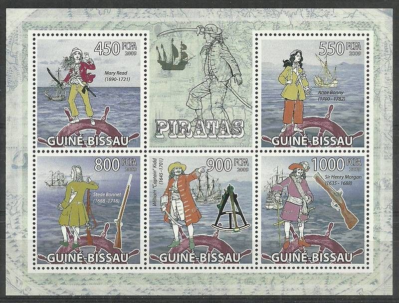Znaczek Gwinea Bissau 2009 Mi ark 4498-4502 Czyste **