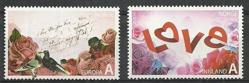 Znaczek Norwegia 2008 Mi 1635-1636 Czyste **