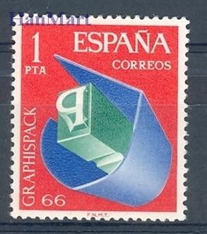 Znaczek Hiszpania 1966 Mi 1597 Czyste **
