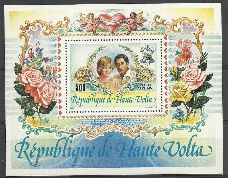 Znaczek Burkina Faso 1983 Mi bl 68 Czyste **