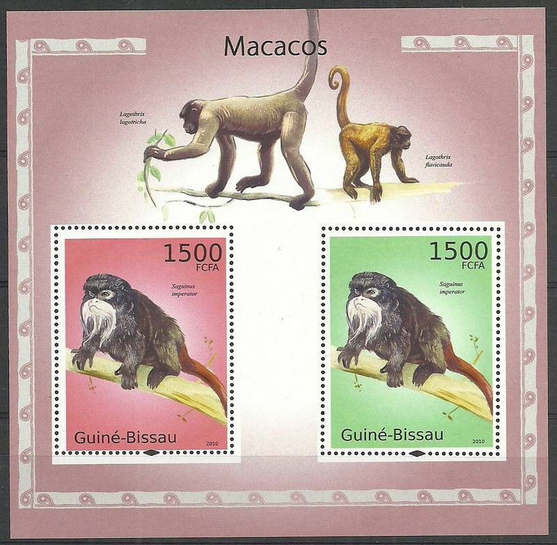 Znaczek Gwinea Bissau 2010 Mi bl 866 Czyste **