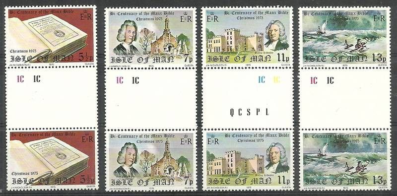 Znaczek Wyspa Man 1975 Mi 68-71 Czyste **