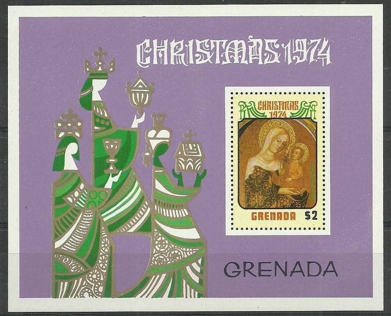 Znaczek Grenada 1974 Mi bl 38 Czyste **