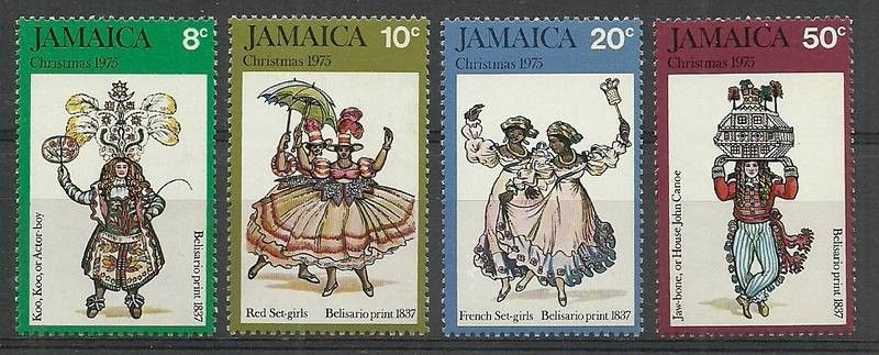 Znaczek Jamajka 1975 Mi 402-405 Czyste **
