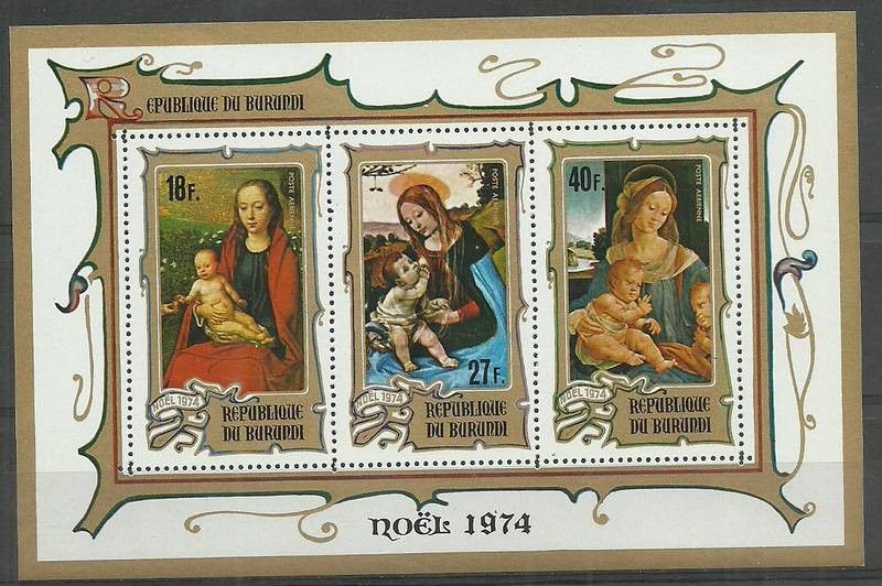 Znaczek Burundi 1974 Mi bl 83 Czyste **