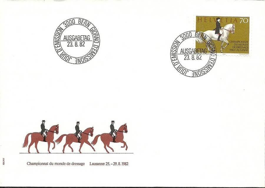 Znaczek Szwajcaria 1982 Mi 1234 FDC