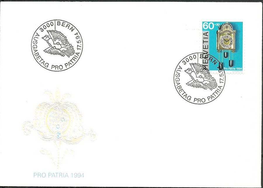 Znaczek Szwajcaria 1994 Mi 1527 FDC