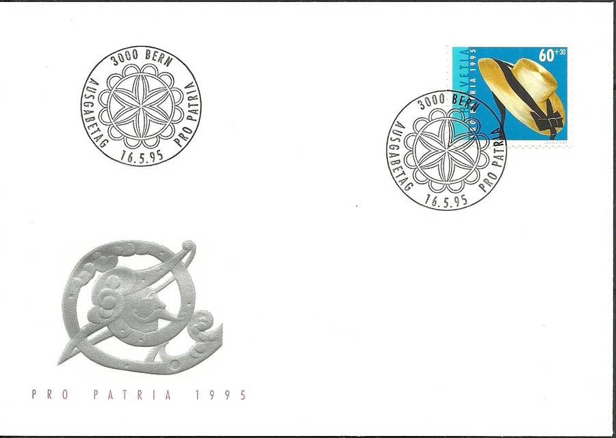 Znaczek Szwajcaria 1995 Mi 1549 FDC