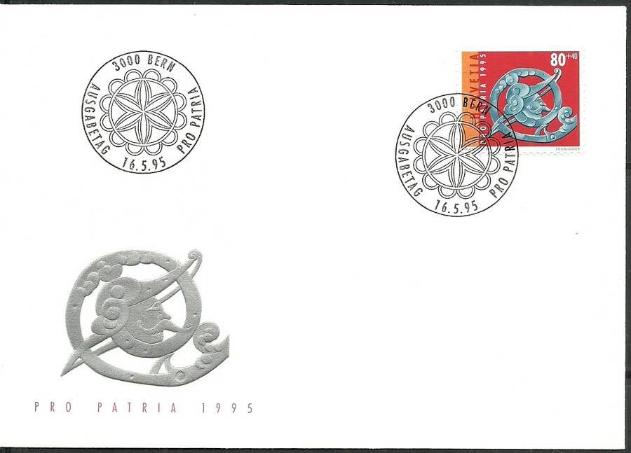 Znaczek Szwajcaria 1995 Mi 1550 FDC