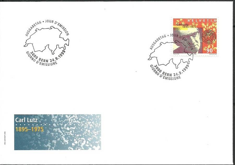 Znaczek Szwajcaria 1999 Mi 1696 FDC