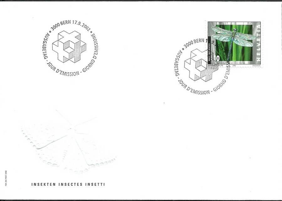 Znaczek Szwajcaria 2002 Mi 1802 FDC