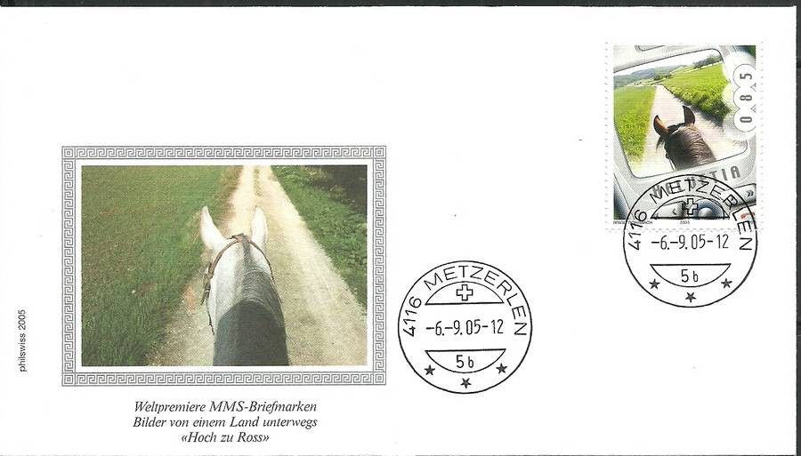 Znaczek Szwajcaria 2005 Mi 1929 FDC