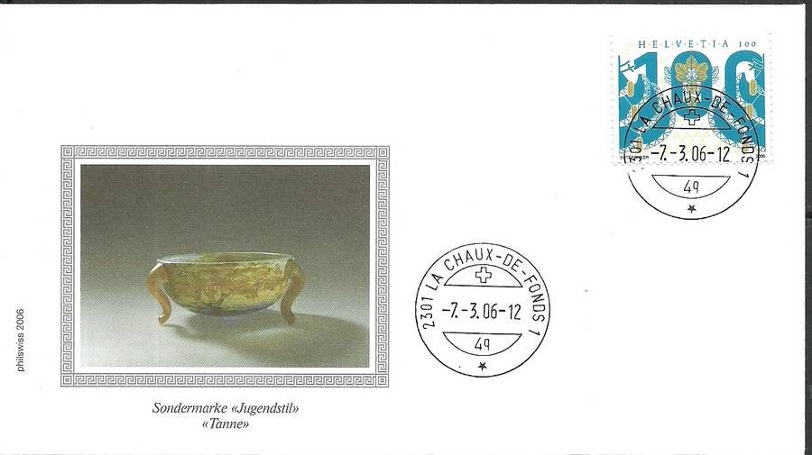 Znaczek Szwajcaria 2006 Mi 1954 FDC