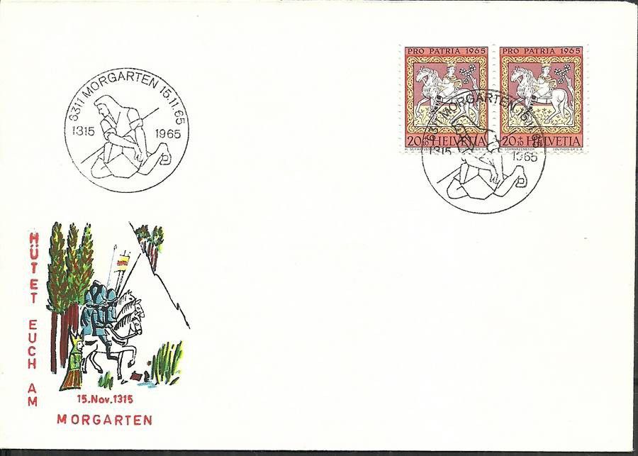 Znaczek Szwajcaria 1965 Mi 816 FDC