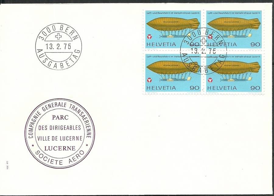 Znaczek Szwajcaria 1975 Mi 1049 FDC
