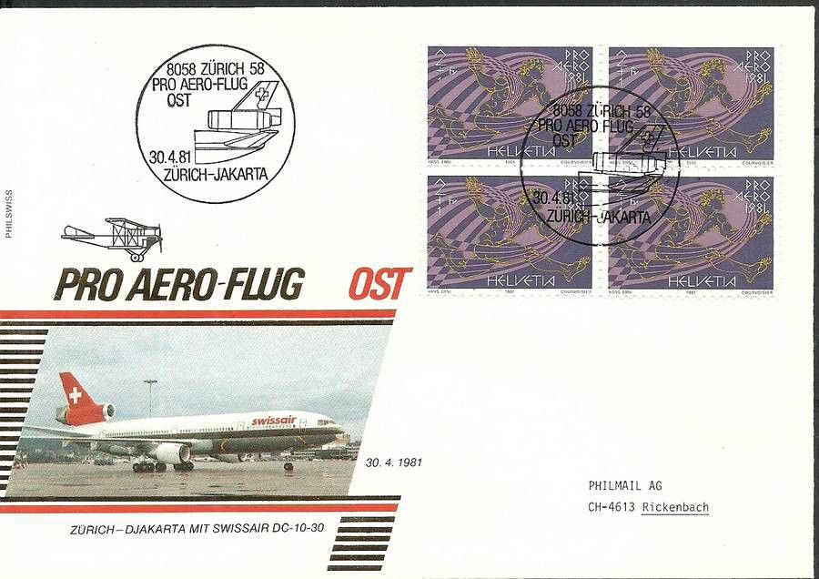 Znaczek Szwajcaria 1981 Mi 1196 FDC