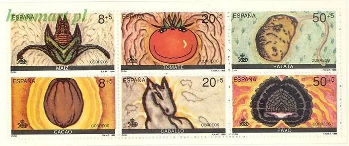 Znaczek Hiszpania 1989 Mi mh 7 Czyste **