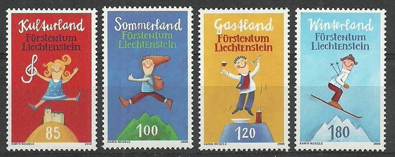 Znaczek Liechtenstein 2006 Mi 1412-1415 Czyste **
