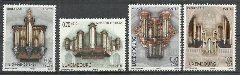 Znaczek Luksemburg 2008 Mi 1811-1814 Czyste **
