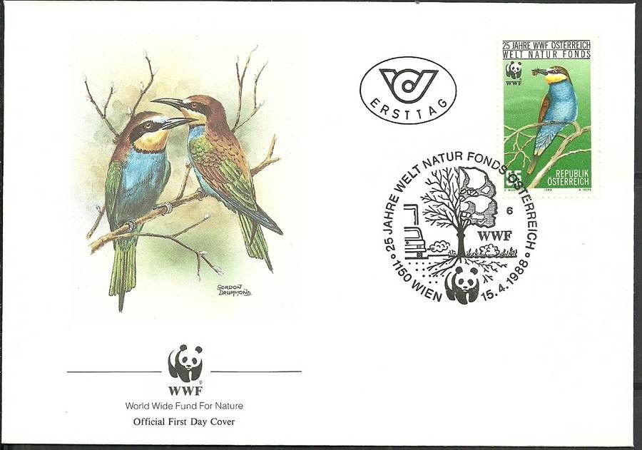 Znaczek Austria 1988 Mi 1918 FDC
