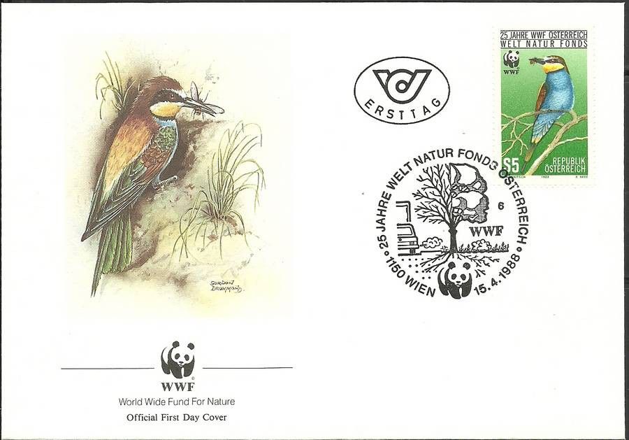 Znaczek Austria 1988 Mi 1918 FDC