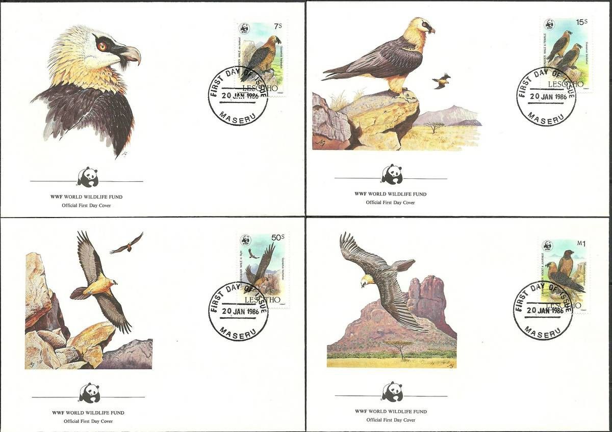 Znaczek Lesotho 1986 Mi 556-559 FDC