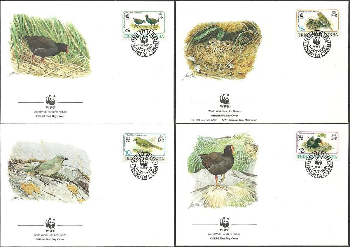 Znaczek Tristan da Cunha 1991 Mi 513-516 FDC