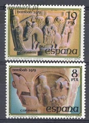 Znaczek Hiszpania 1979 Mi 2442-2443 Czyste **
