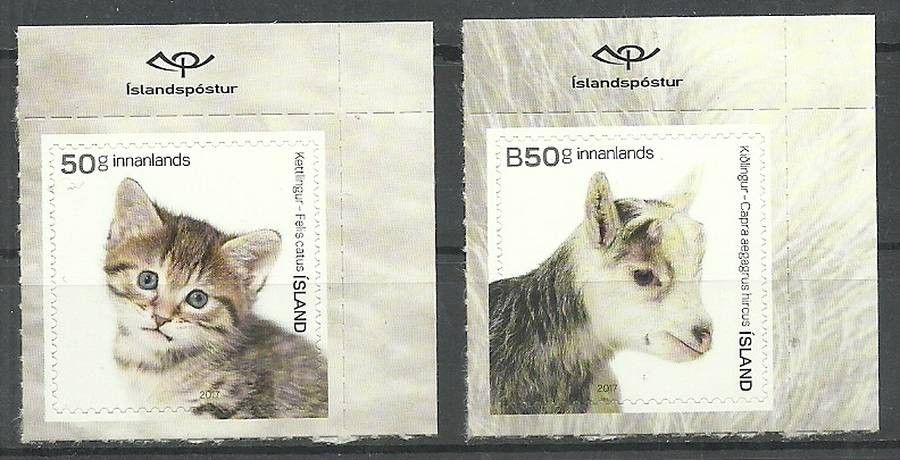 Znaczek Islandia 2017 Mi 1529-1530 Czyste **