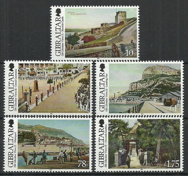 Znaczek Gibraltar 2012 Mi 1499-1503 Czyste **