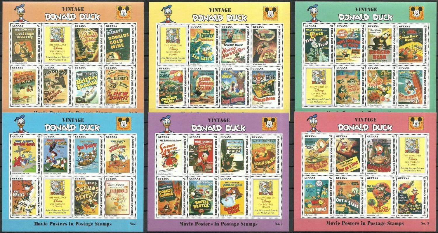 Znaczek Gujana 1996 Mi ark 5683-5724 Czyste **