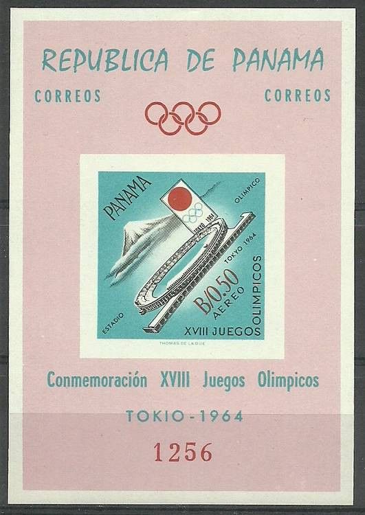 Znaczek Panama 1964 Mi bl 18 Czyste **