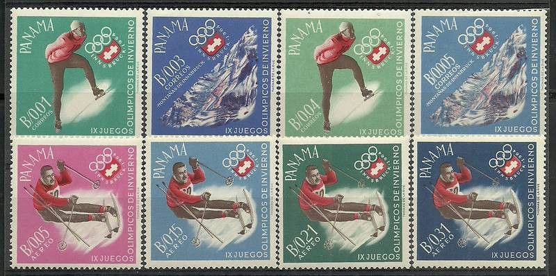 Znaczek Panama 1964 Mi 677-684 Czyste **