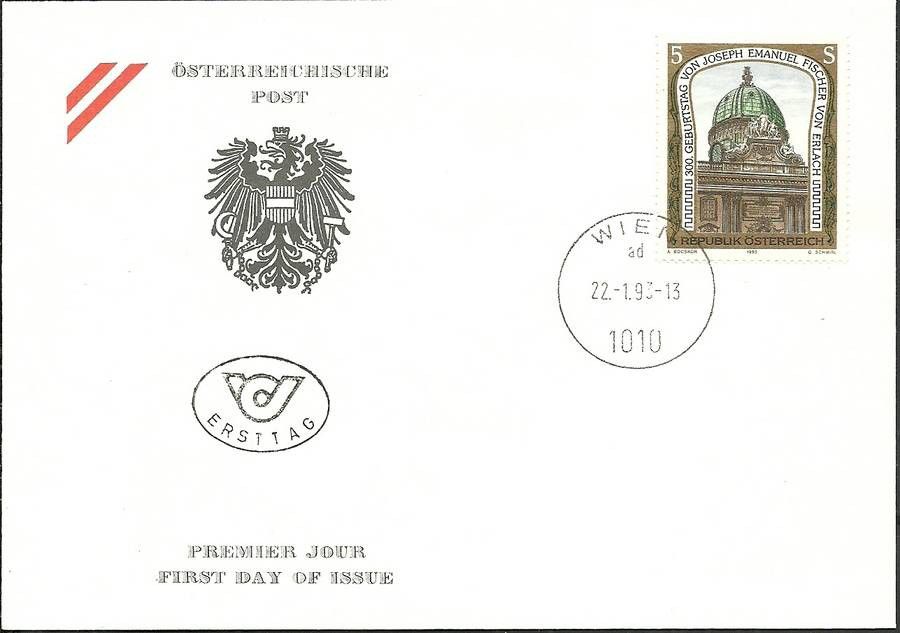 Znaczek Austria 1993 Mi 2084 FDC