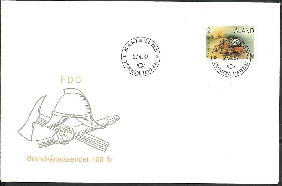 Znaczek Wyspy Alandzkie 1987 Mi 23 FDC