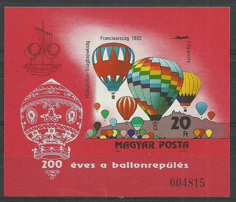 Węgry 1983 Mi bl 162B Czyste **