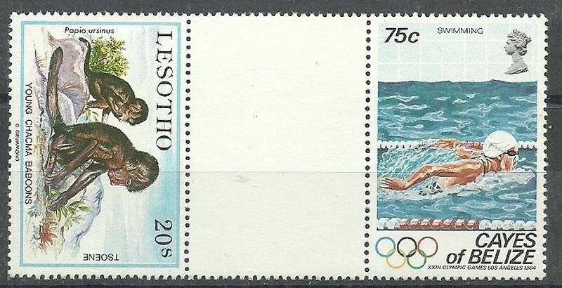Znaczek Lesotho 1984 Mi 16+BLZ491 Czyste **