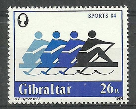 Znaczek Gibraltar 1984 Mi 479 Czyste **