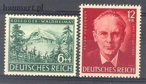 Znaczek Deutsches Reich / III Rzesza 1943 Mi 855-856 Czyste **
