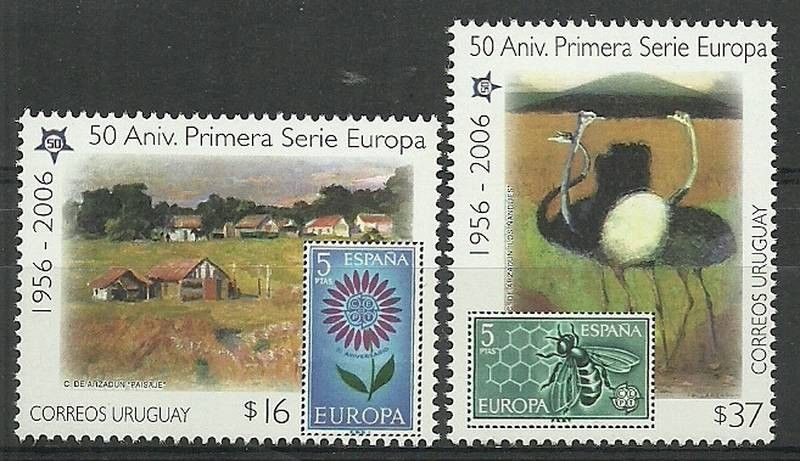 Znaczek Urugwaj 2005 Mi 2880-2881 Czyste **