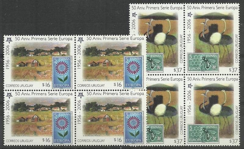 Znaczek Urugwaj 2005 Mi 2880-2881 Czyste **