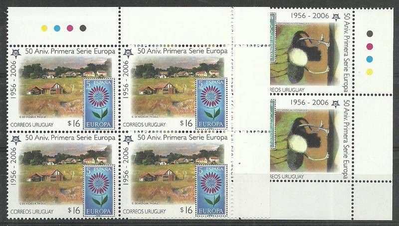 Znaczek Urugwaj 2005 Mi 2880-2881 Czyste **