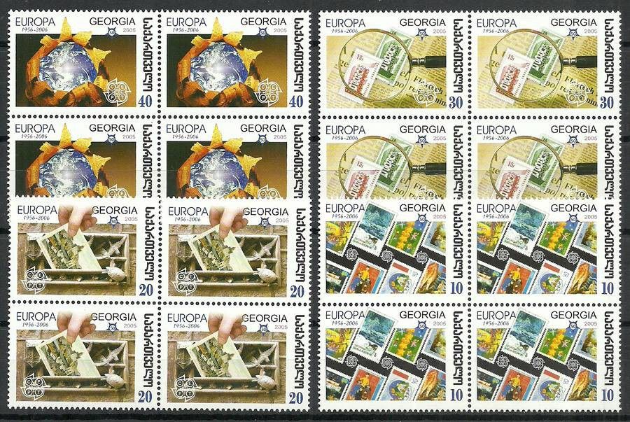 Znaczek Gruzja 2005 Mi 507-510 Czyste **